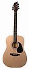 Kona Full Size Natural Guitar w/10 yr warranty