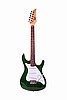 39" (Full Size) Trans Green Electric Guitar Set (Assassin Ultlralight)