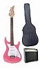 Pink Electric Guitar Starter Pack