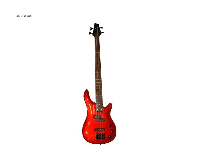 4 String Custom Design Bass (Metalic Red)