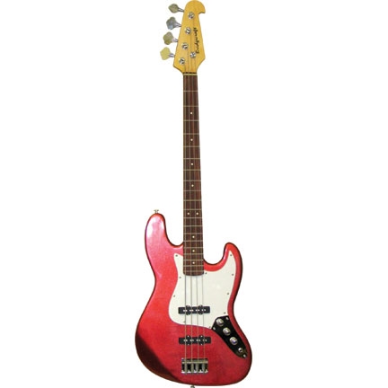 Metalic Red Electric Bass