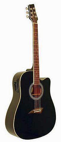 Kona Dreadnougt Cutaway Acoustic Electric 10yr Warranty