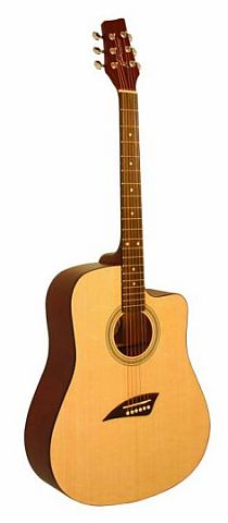 Kona Full Size Cutaway Acoustic w/10 year Warranty