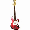 Metalic Red Electric Bass