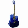 Kona Full Size Cutaway Acoustic BLU w/10yr warranty